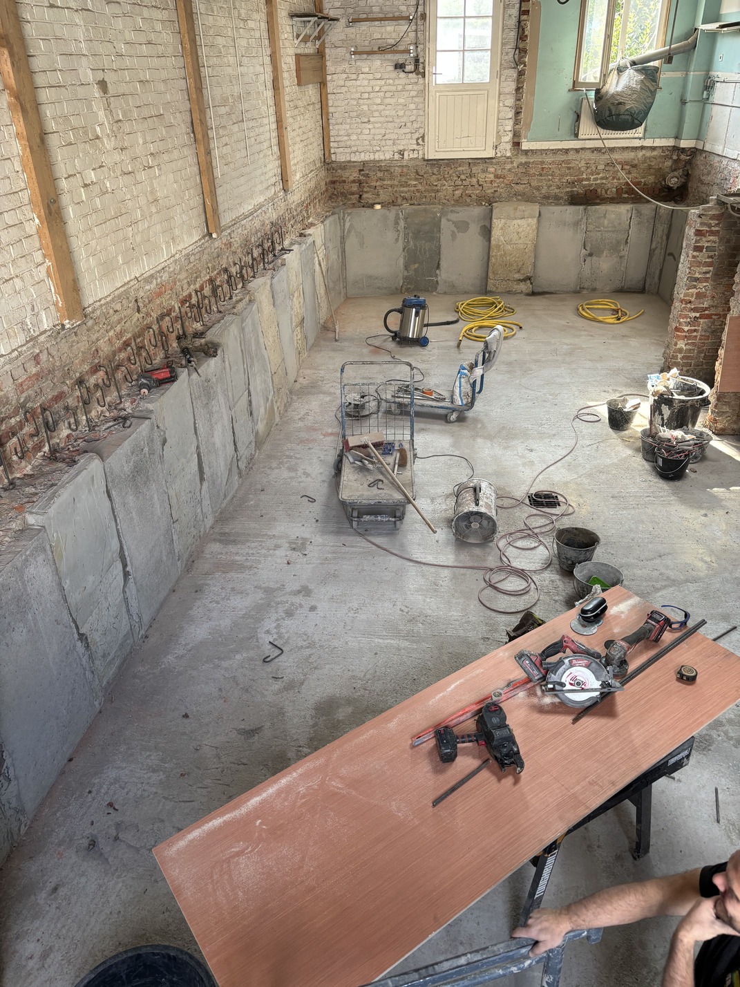 operation de reprise en sous-oeuvre