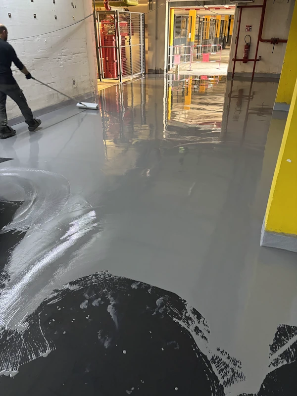 applicateur en action